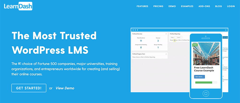 Sistema de Gerenciamento de Aprendizagem LearnDash WordPress