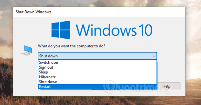 Cách Khởi Động Lại Máy Tính Windows