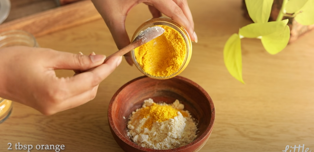 easy diy turmeric cleanser and soap bar recipe, Combing the dry ingredients