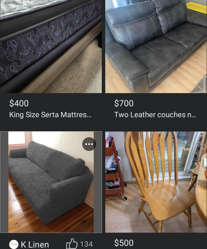 Large Furniture Items