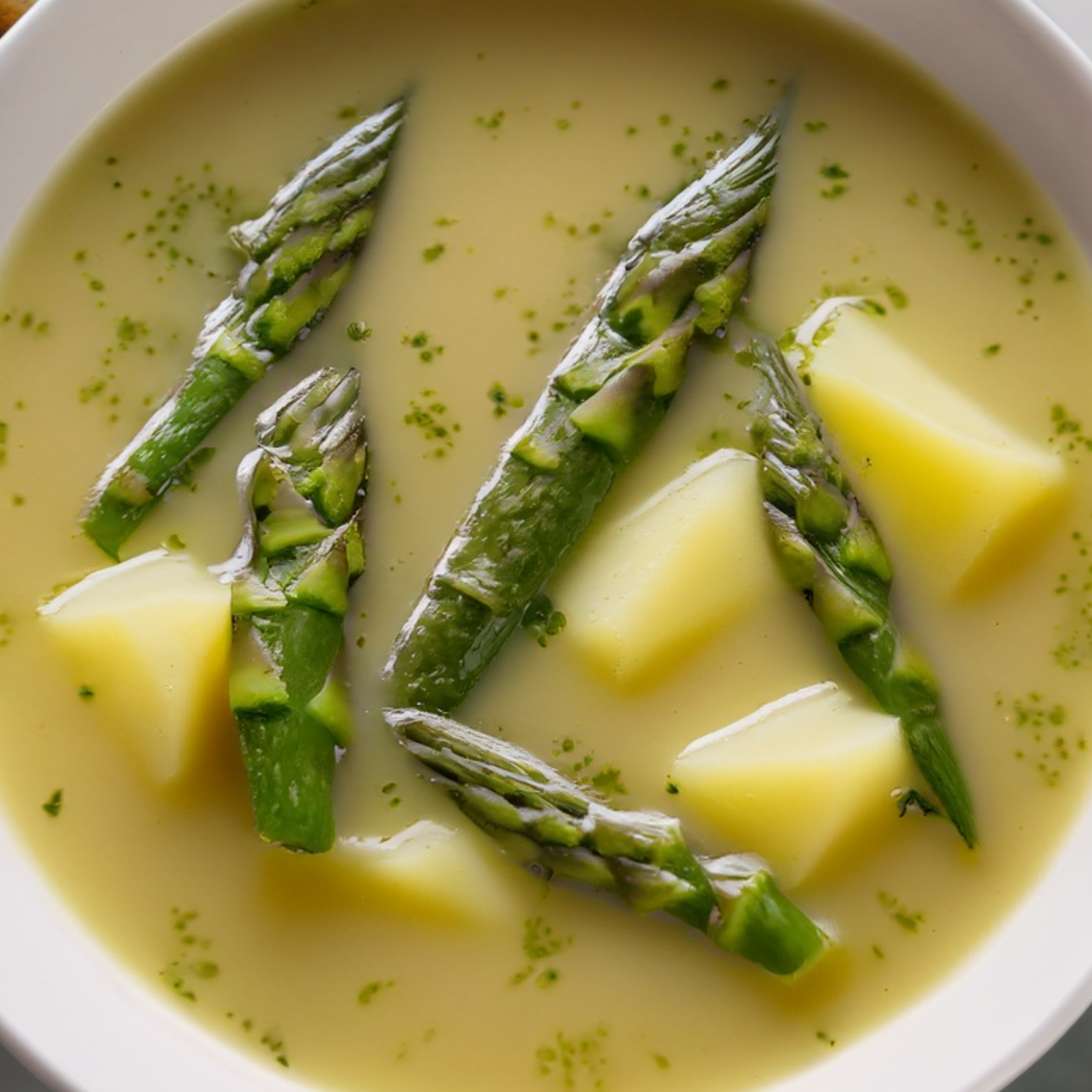  asparagus potato and herb soup recipe