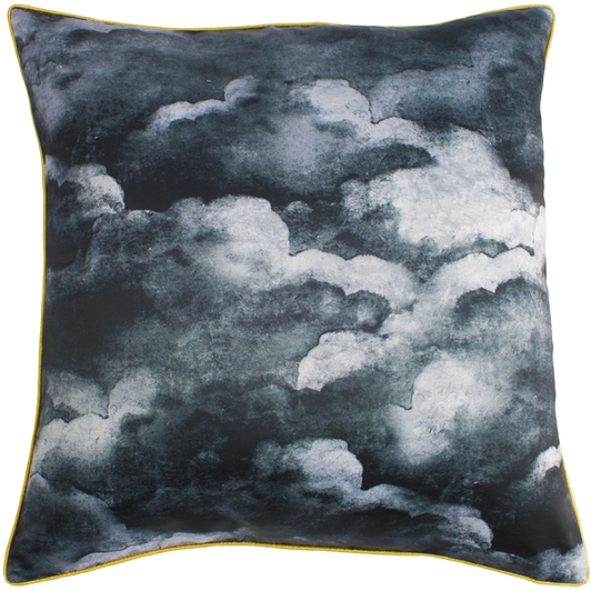 Night black clouds Cushion