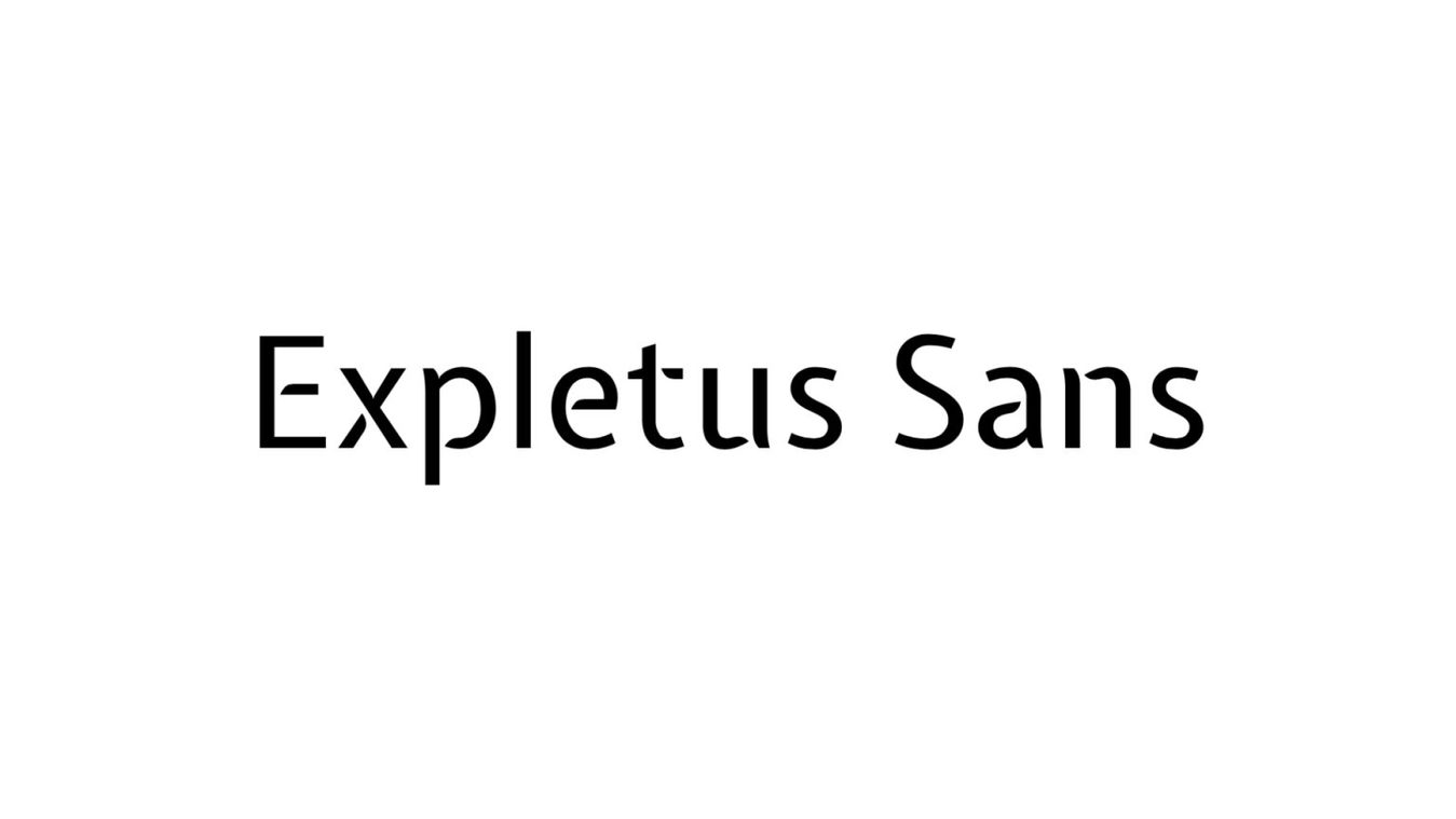 Expletus Sans Font Keren untuk Logo