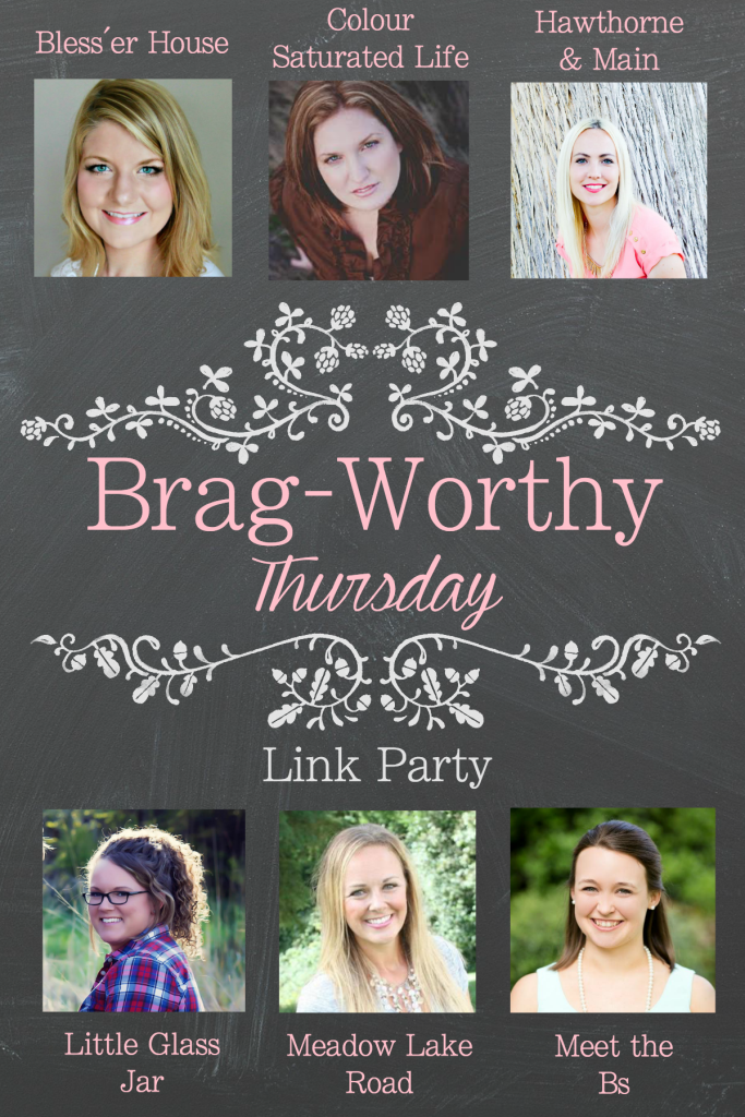 bragworthy link party graphic