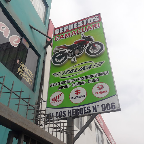 Opiniones de Repuestos Camacuari en San Juan de Miraflores - Tienda de motocicletas