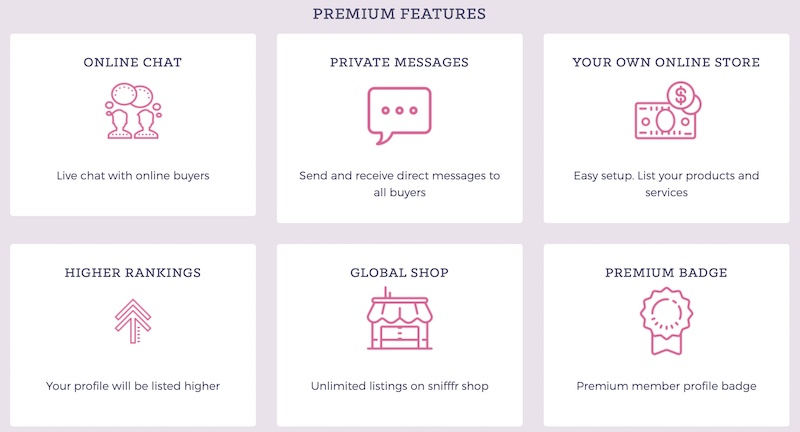 snifffr premium - how to sell underwear and panties online