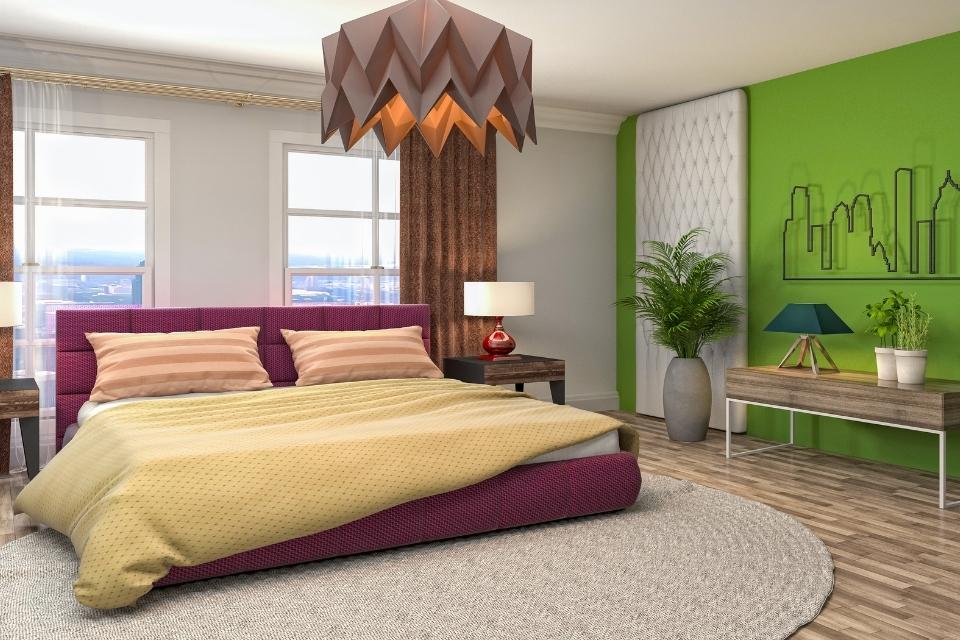 Rekomendasi Cat Kamar Tidur Perpaduan 2 Warna