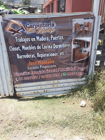 Opiniones de CARPINTERIA SAN LORENZO en Quito - Carpintería
