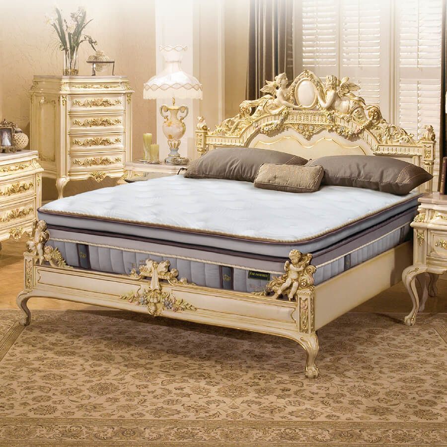 Nệm lò xo Elizabeth có thể phù hợp với cả 2 phong cách nội thất phòng ngủ: sang trọng, cổ điển và hiện đại, tinh tế