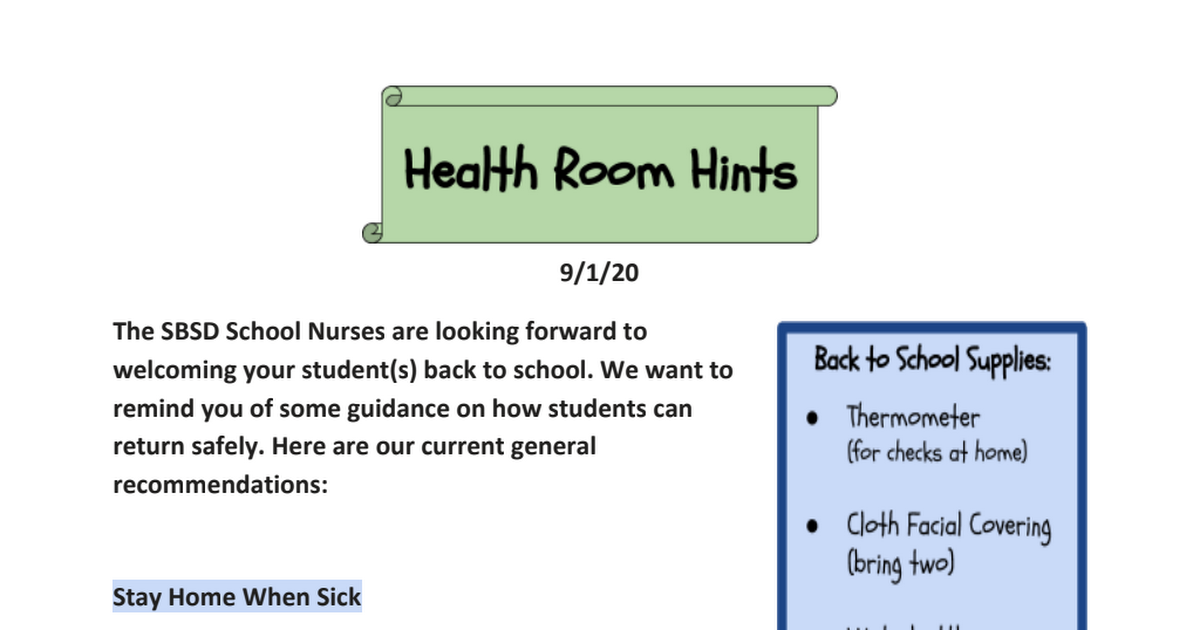 School Nurse Notes.pdf