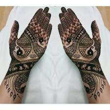 peacock mehendi design idea