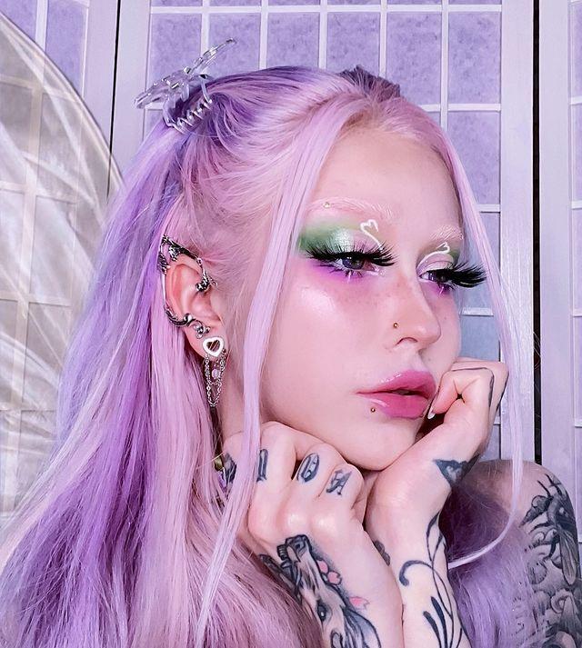 Purple Fairy Makeup