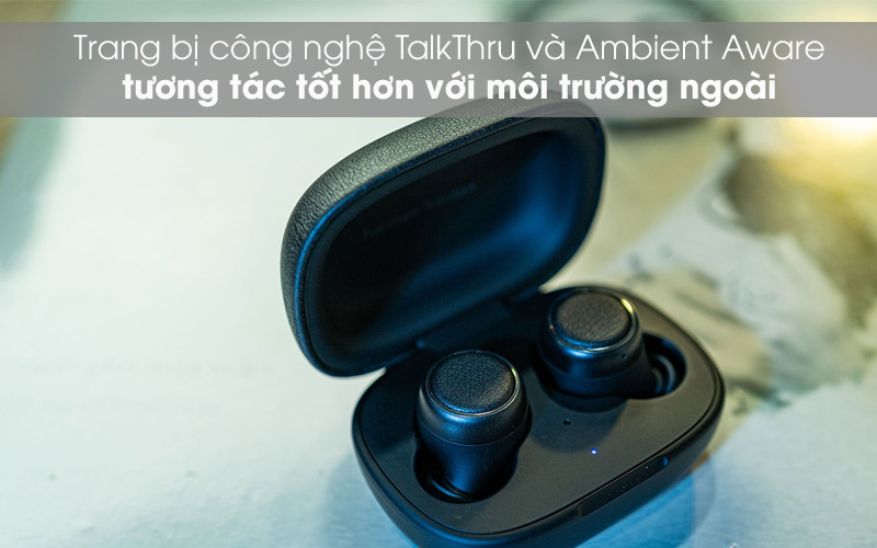 Tai nghe Bluetooth True Wireless Harman/Kardon FLY TWSBLK - Công nghệ TalkThru và Ambient Aware