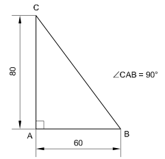 Right angled triangle