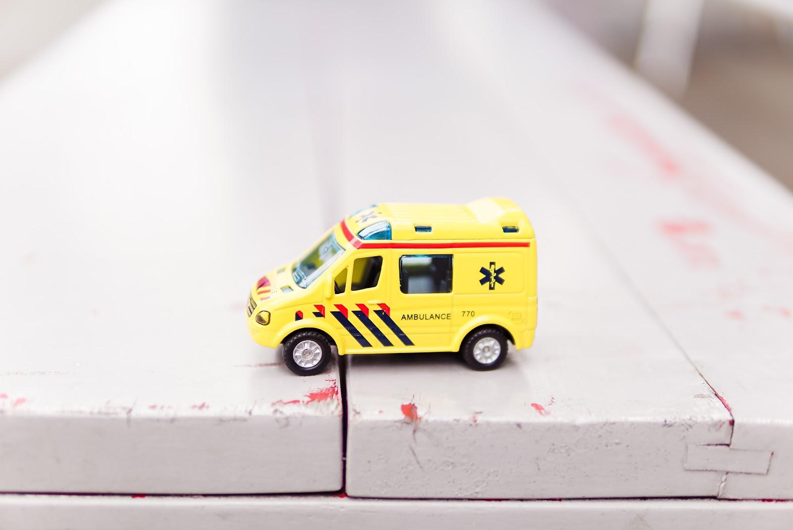 Paramedics toy truck