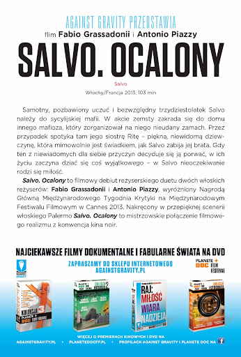 Tył ulotki filmu 'Salvo. Ocalony'