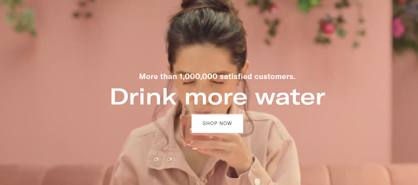 Waterdrop Landing Page