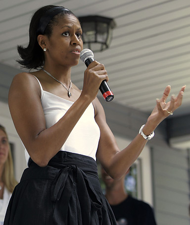 Image result for michelle obama 2007