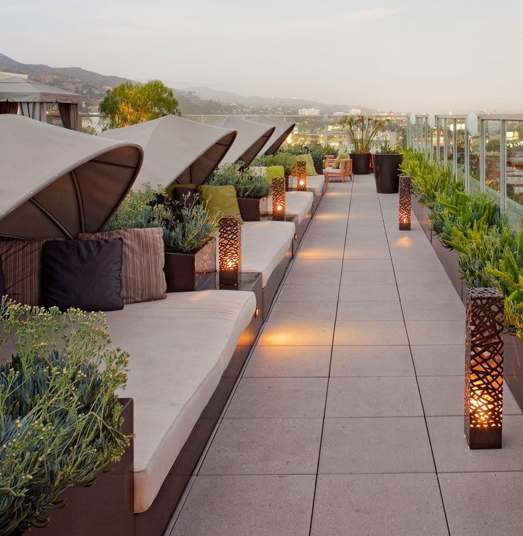 rooftop terrace party decorations