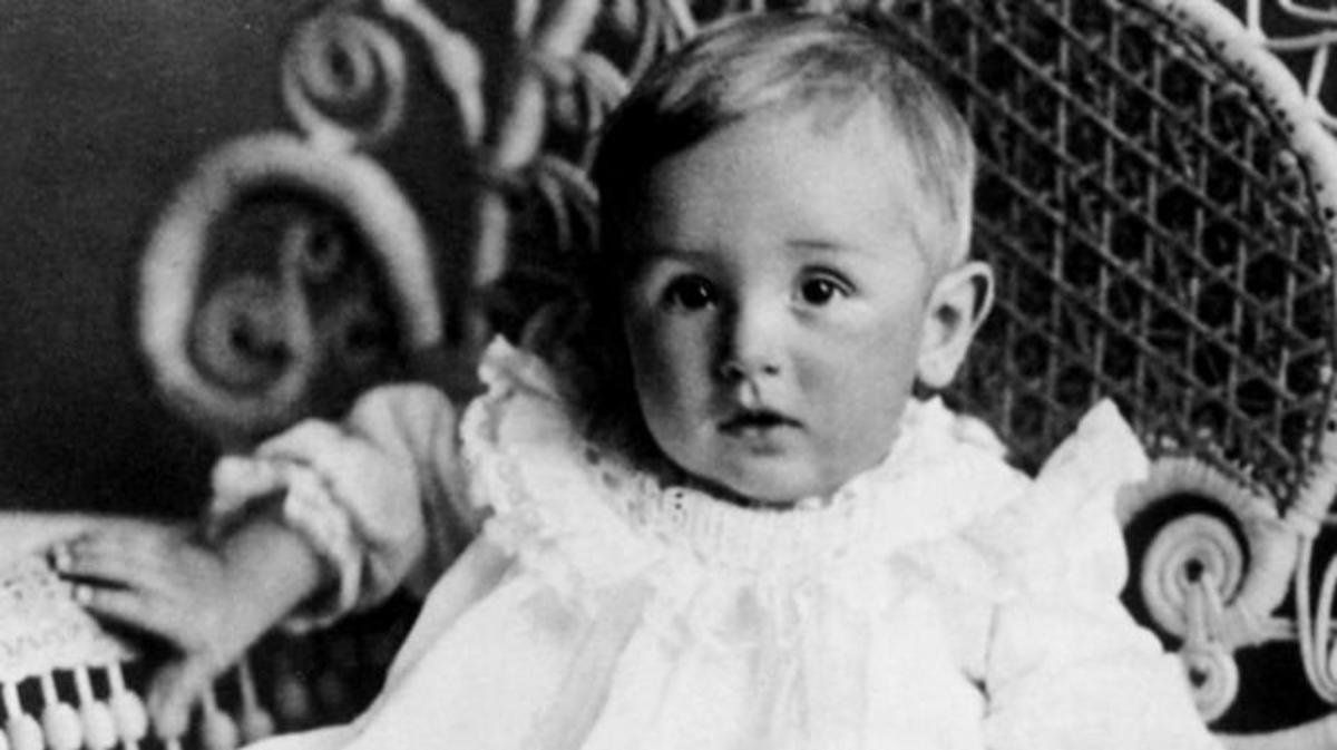 Walt Disney at the age of 1, in 1902. (Credit: Apic/Getty Images)