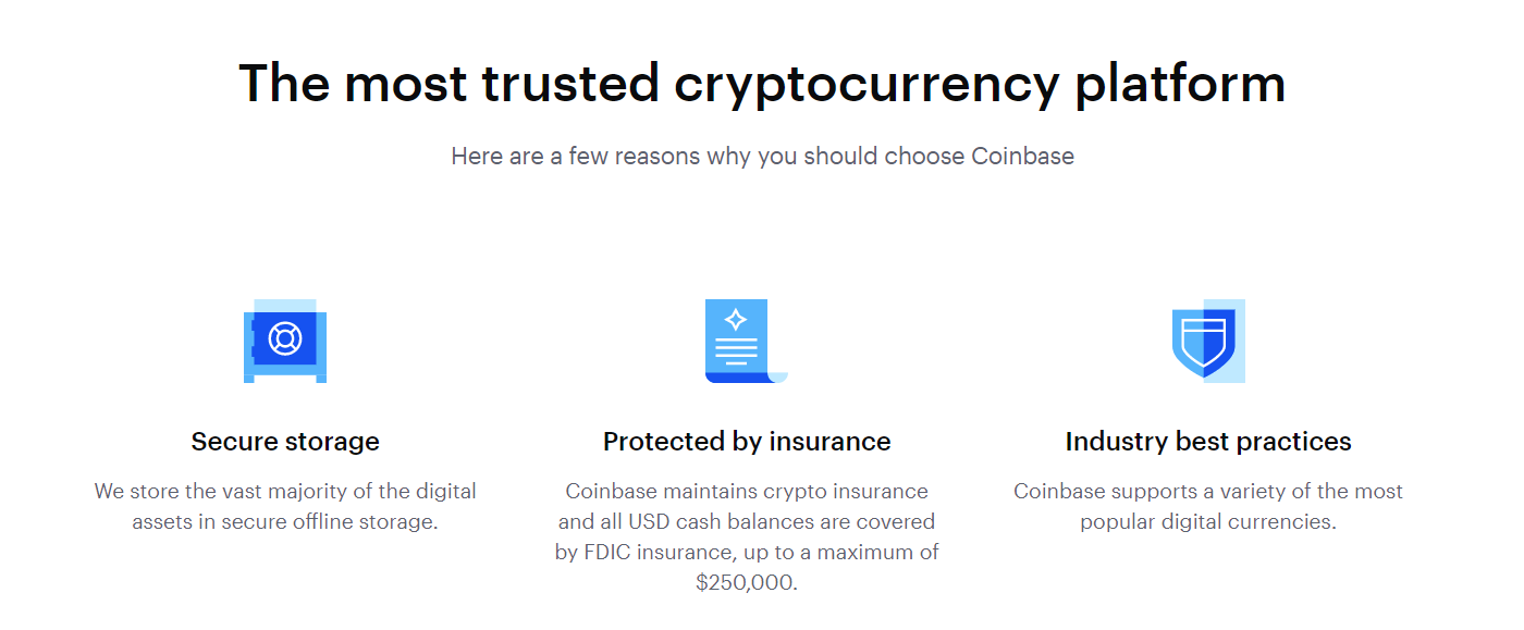 Key features of Coinbase