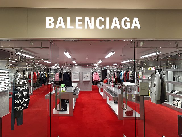 Balenciaga Luxury Store