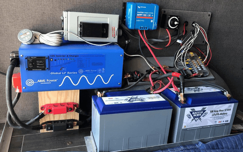 How Does an RV Turn DC Power into AC Power