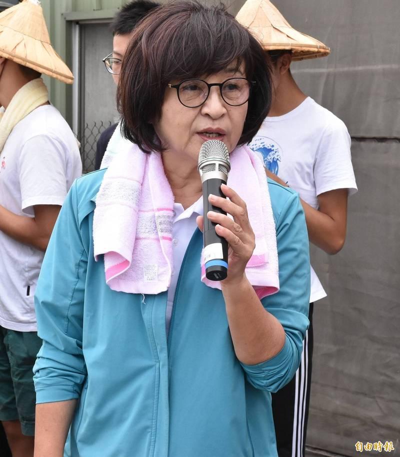蘇治芬(見圖)怒轟大舉散布「美國不可信」的言論,想把台灣說成下個阿富汗,這實在引喻失義、莫名其妙。(資料照)