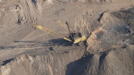gambar alat berat dragline
