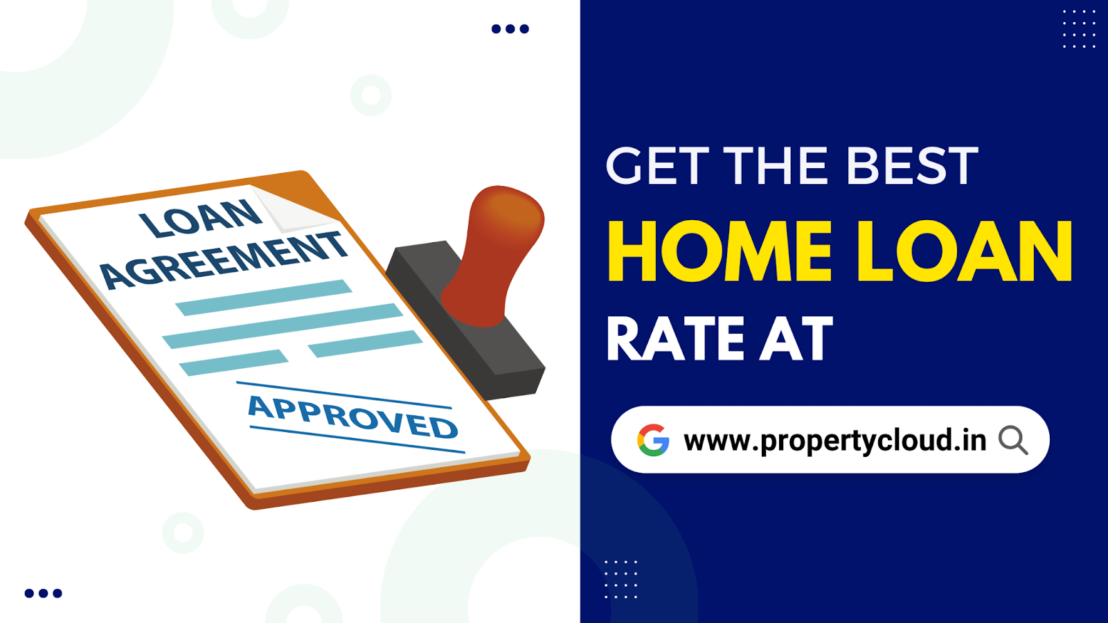 Get the Home Loan rate at ProprtyCloud