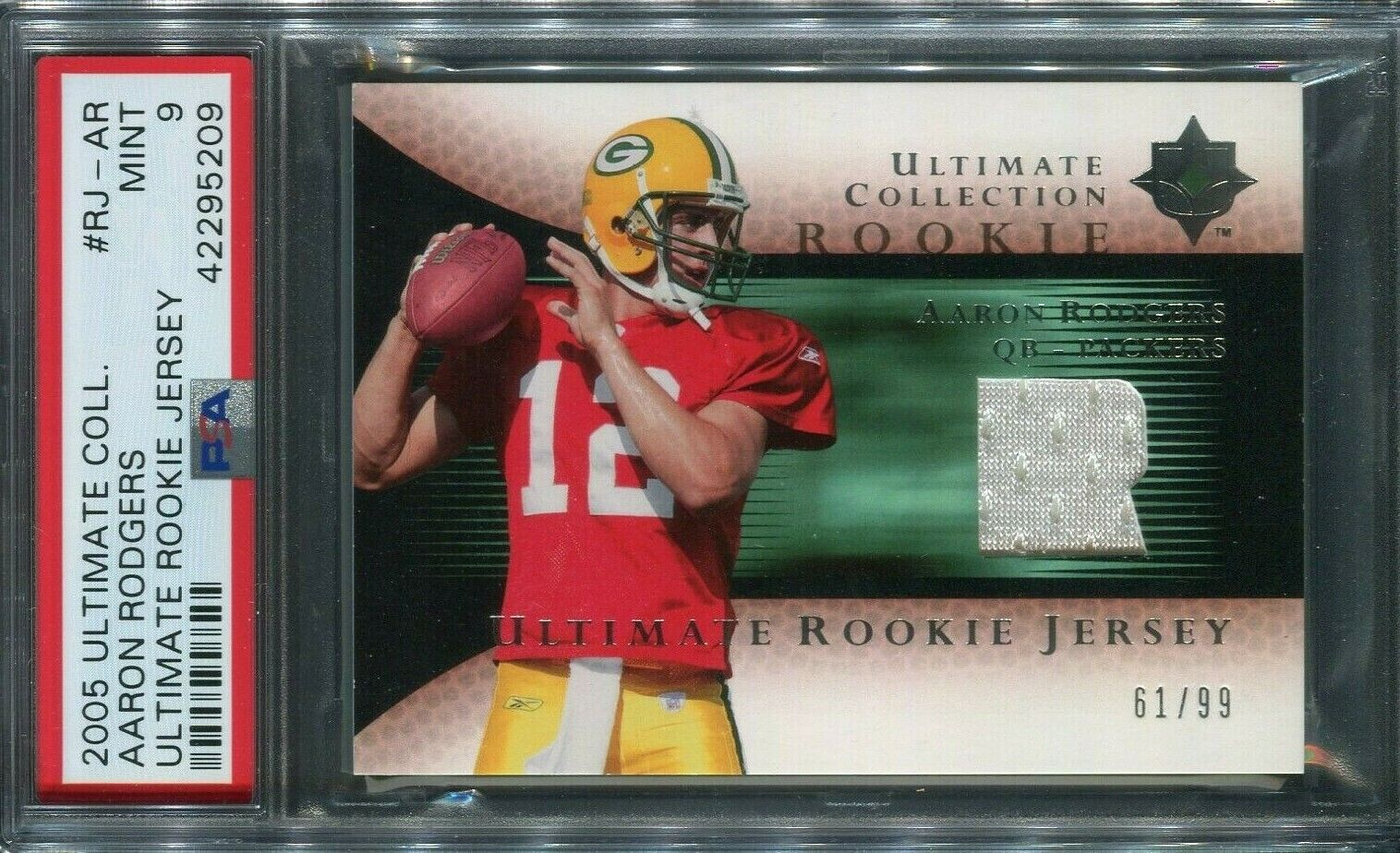 Most valuable Aaron Rodgers rookie cards: 2005 Ultimate Collection
