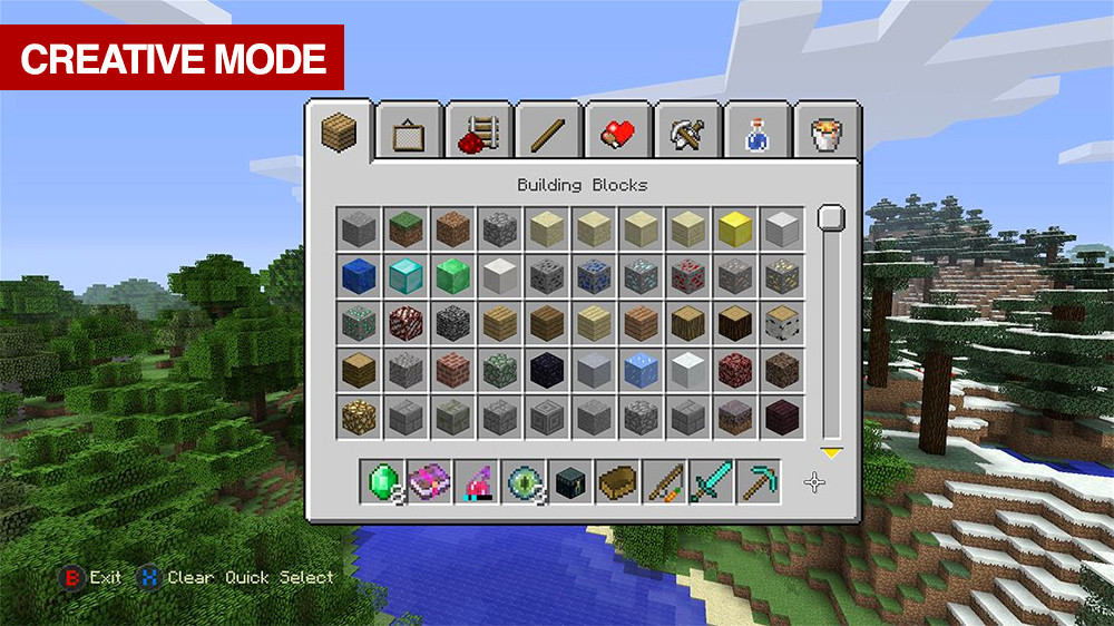 Creative - one of two common game modes in Minecraft-How many game modes in Minecraft