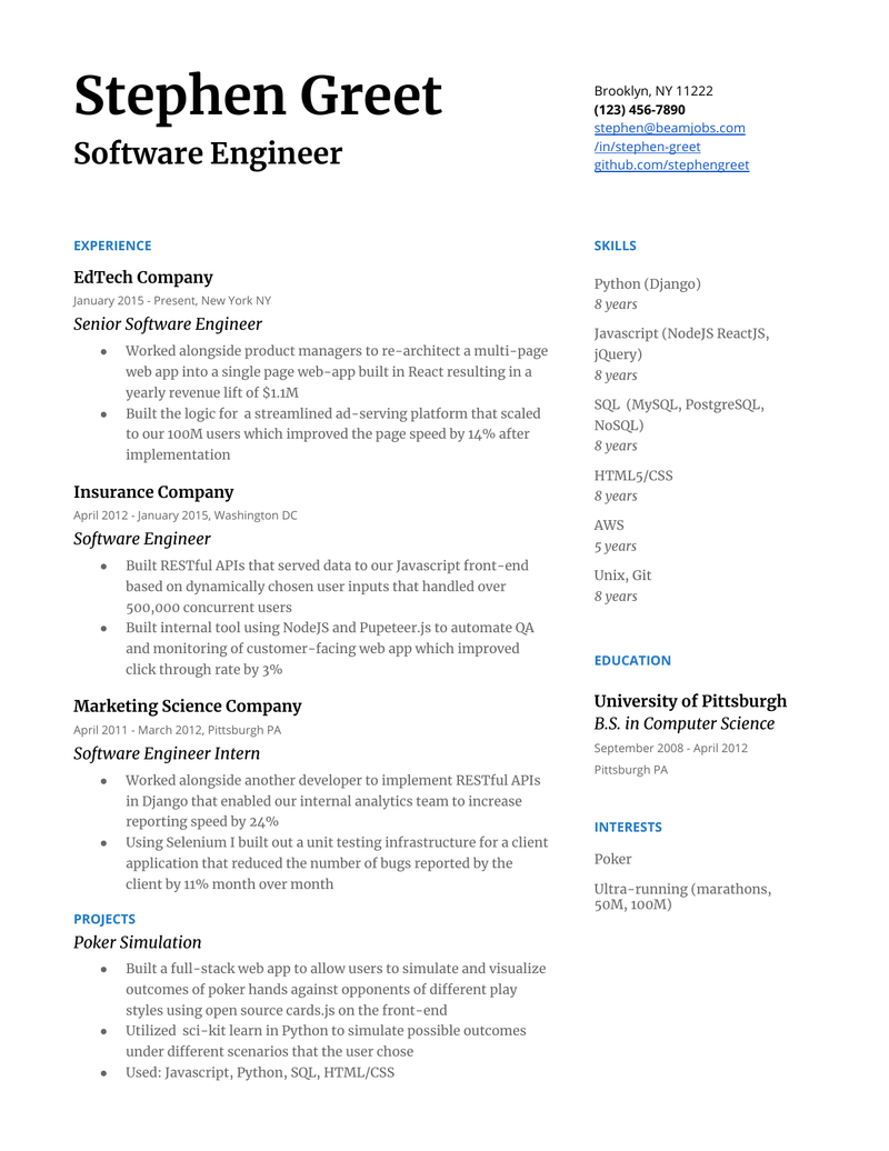 The Ultimate Tech Resume Guide Thinkful