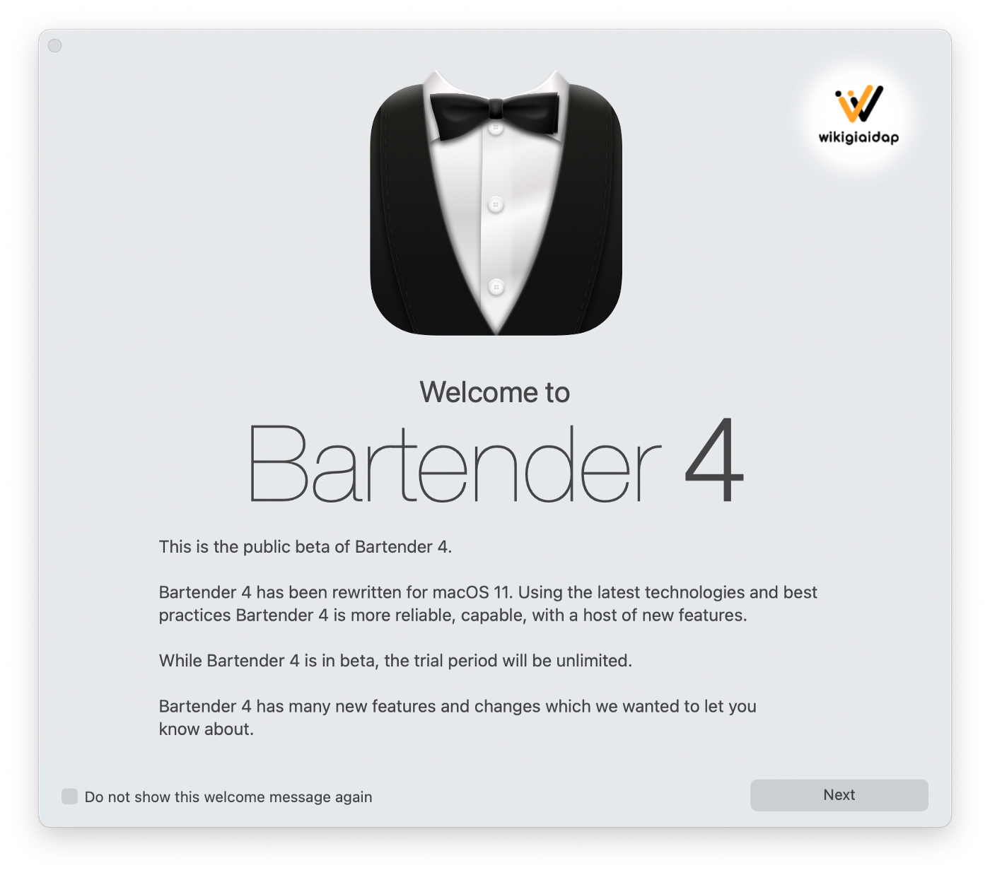 Giới thiệu về Bartender 4