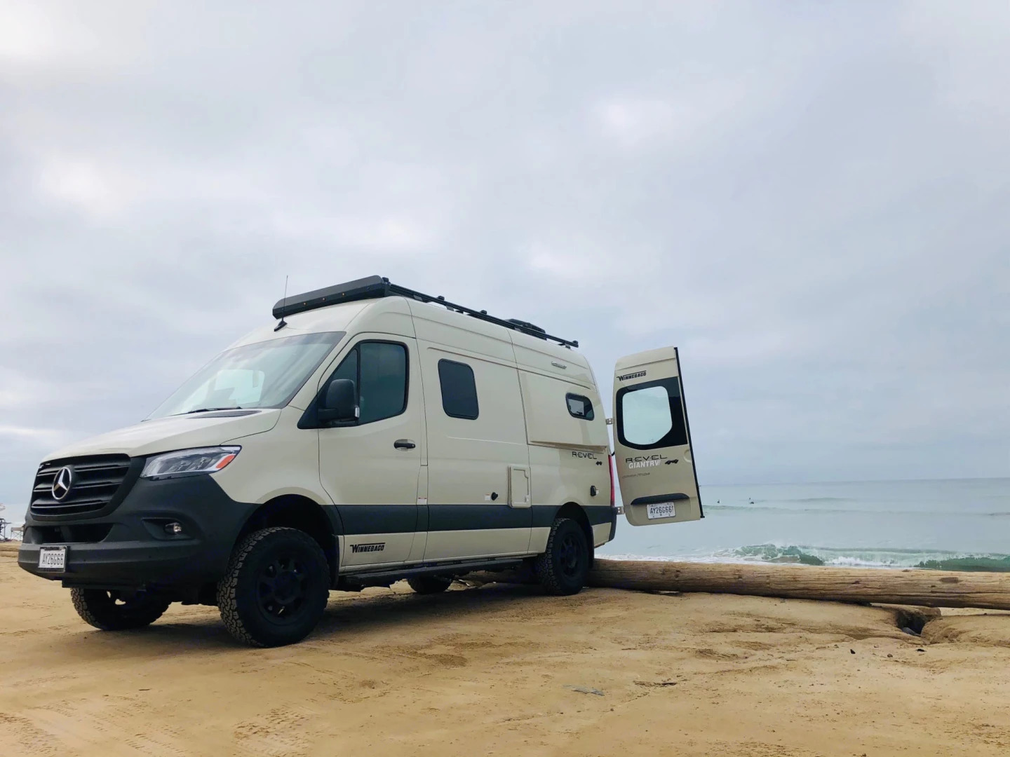 Campervan for rent by the beach