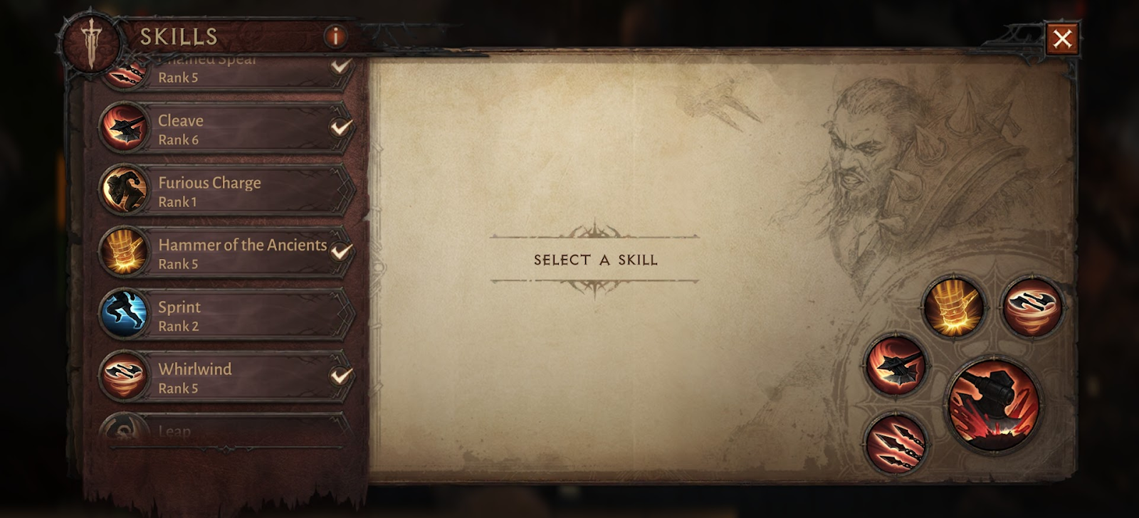 Barbarian Skills