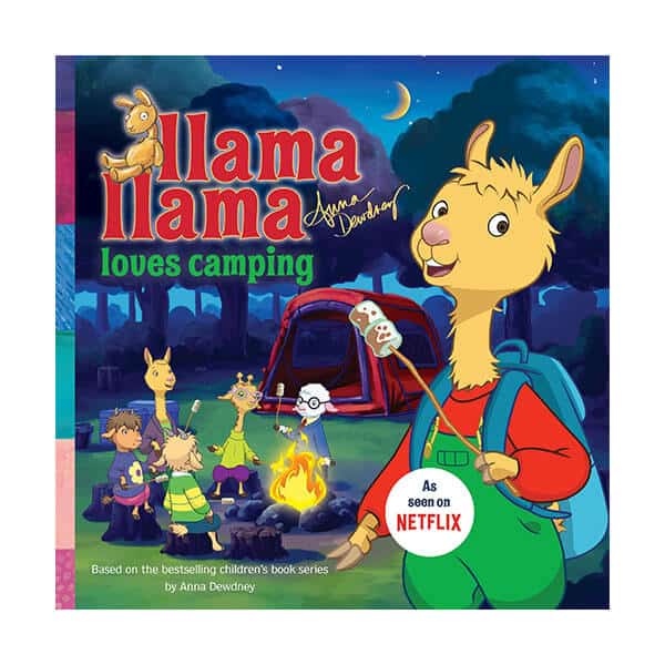 Llama Llama Loves Camping - Anna Dewdney on white background
