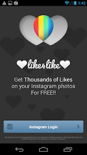 Download Like4Like Instaliker 1000likes apk