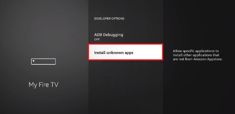 Install Unknown Source in Firestick
