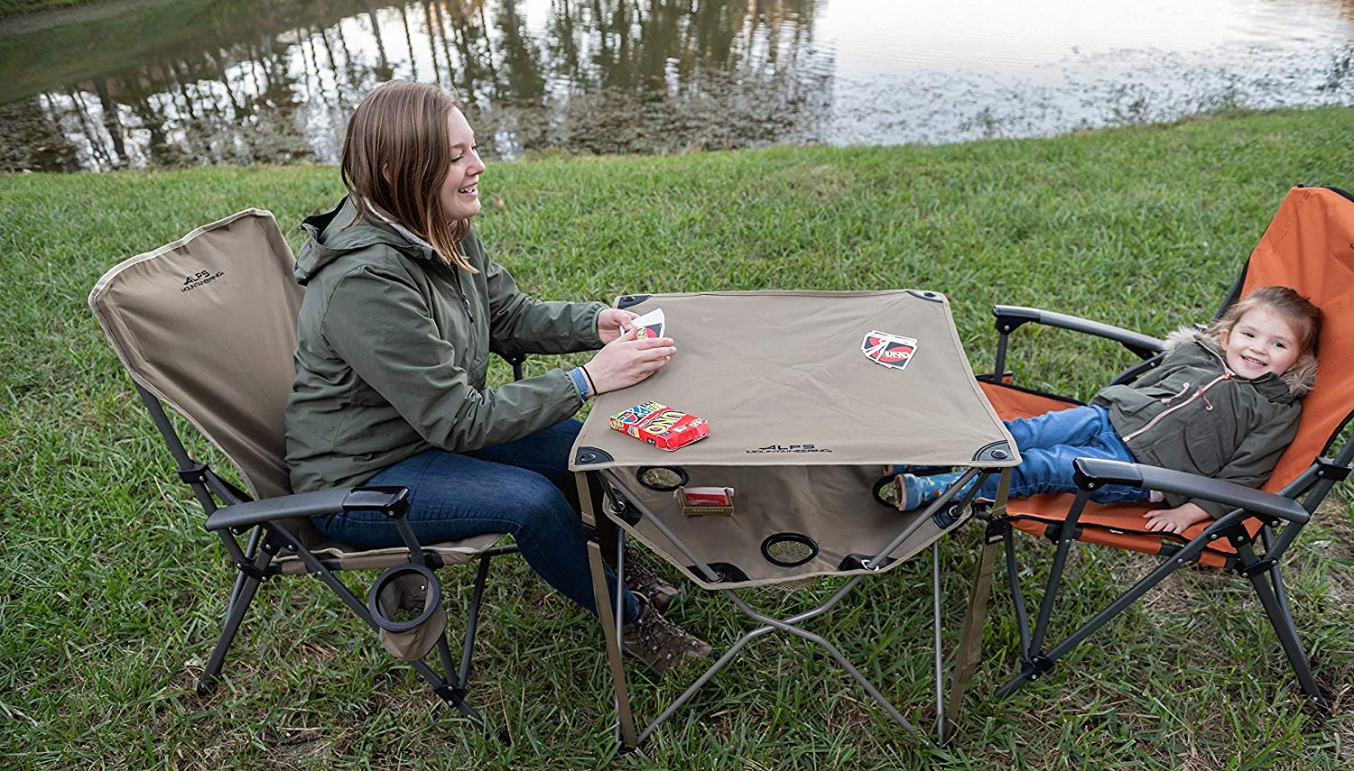 fabric camping table for families