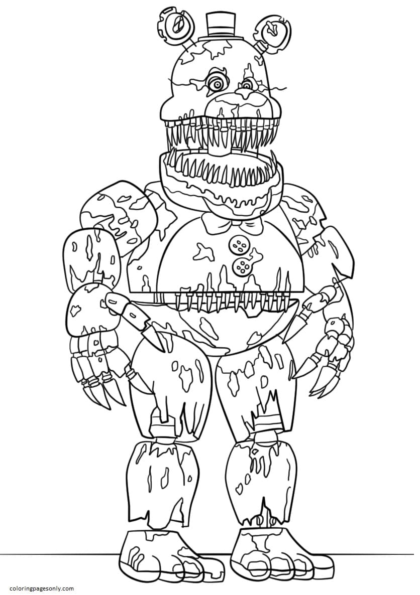 Five Nights at Freddy’s coloring pages