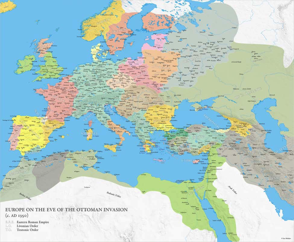 Europe 1350