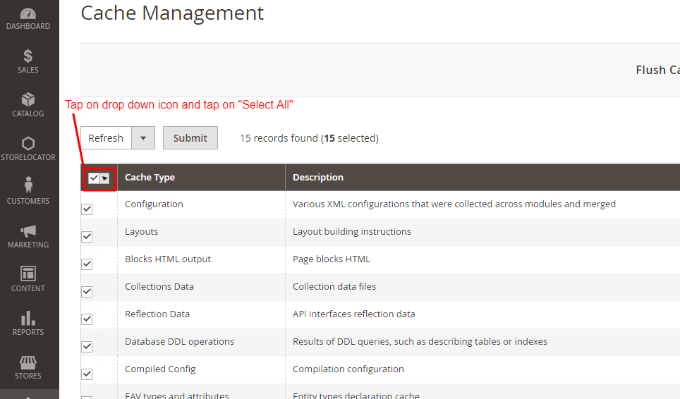 Cache Management