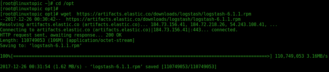 logstash 6 installation and configuration with images in centos 7, logstash 6, logstash.yml, logstash filter, logstash, elasticsearch 6, logging system, centralise logging, kibana 6, linuxtopic, linux topic, logstash configuration, logstash download, logstash installaction, logstash notes
