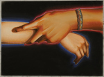 B-Jankleyhand holding wrist red blue