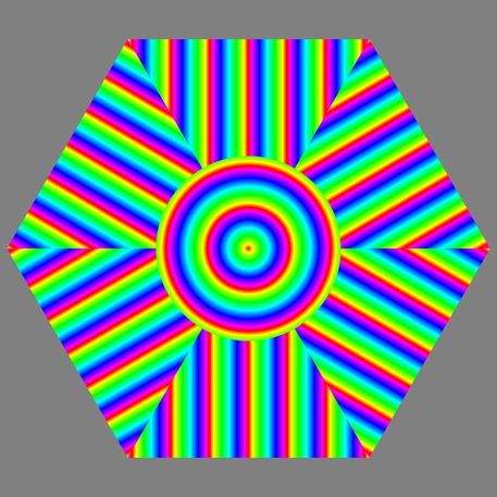 Rainbow-circle-in-hexagon