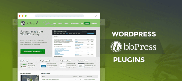 5+ WordPress bbPress Plugins 2022 (Free and Paid) | FormGet