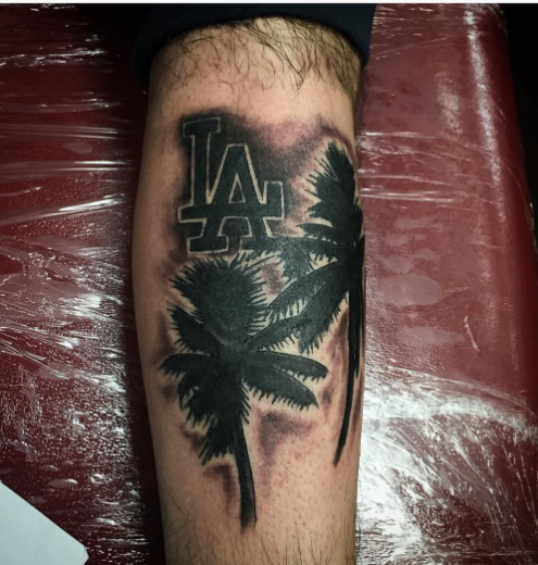 La Palm Tree Tattoo