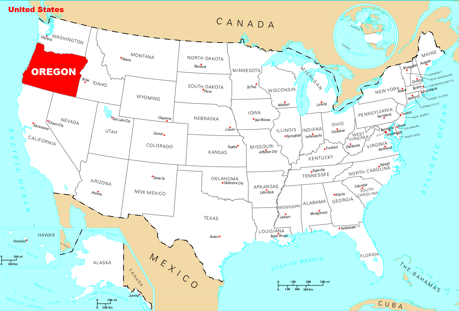 Booking tải hàng không từ Hà Nội đi Oregon, Mỹ