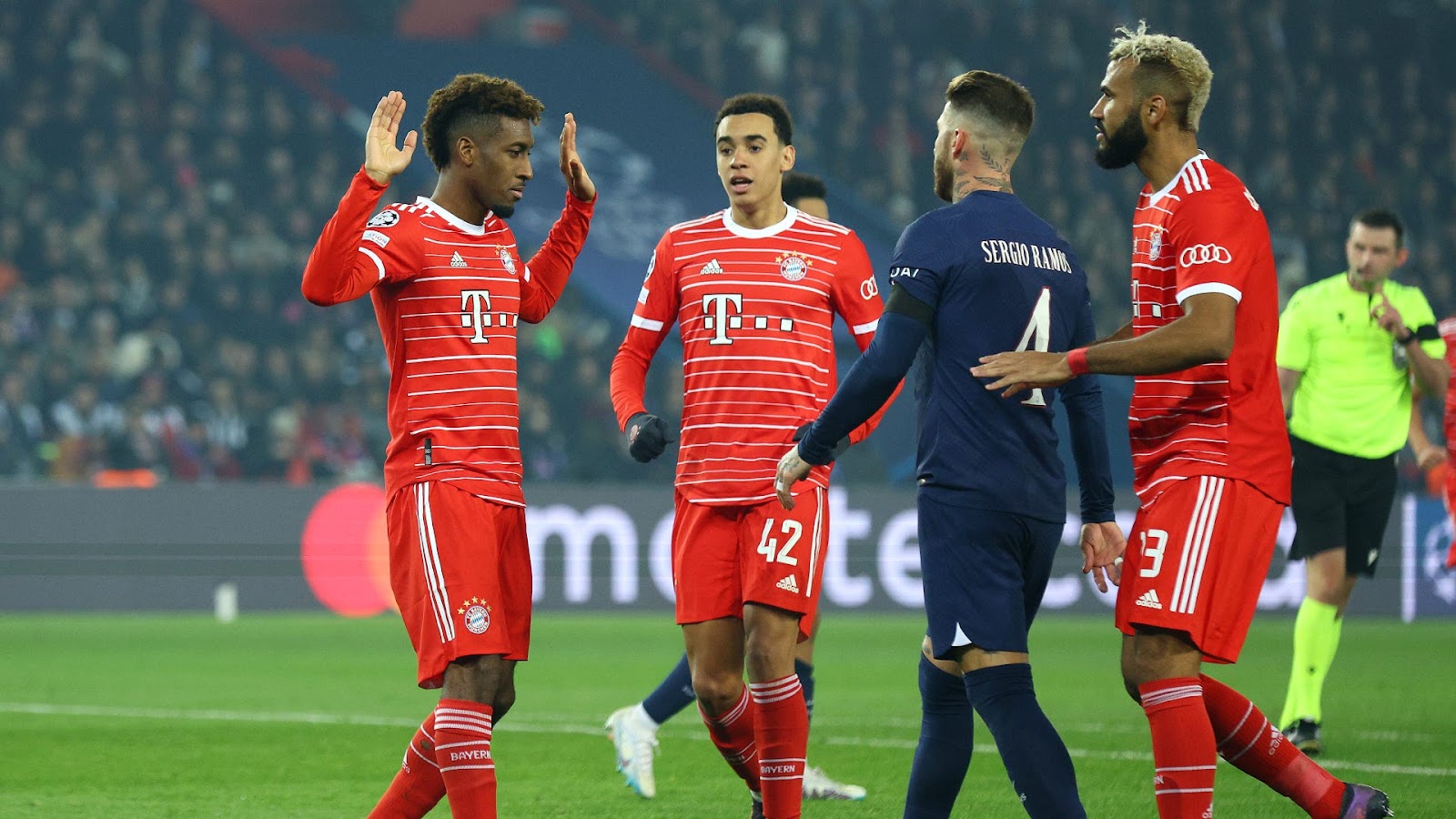 Kingsley Coman Bayern Munchen Champions League 22-23
